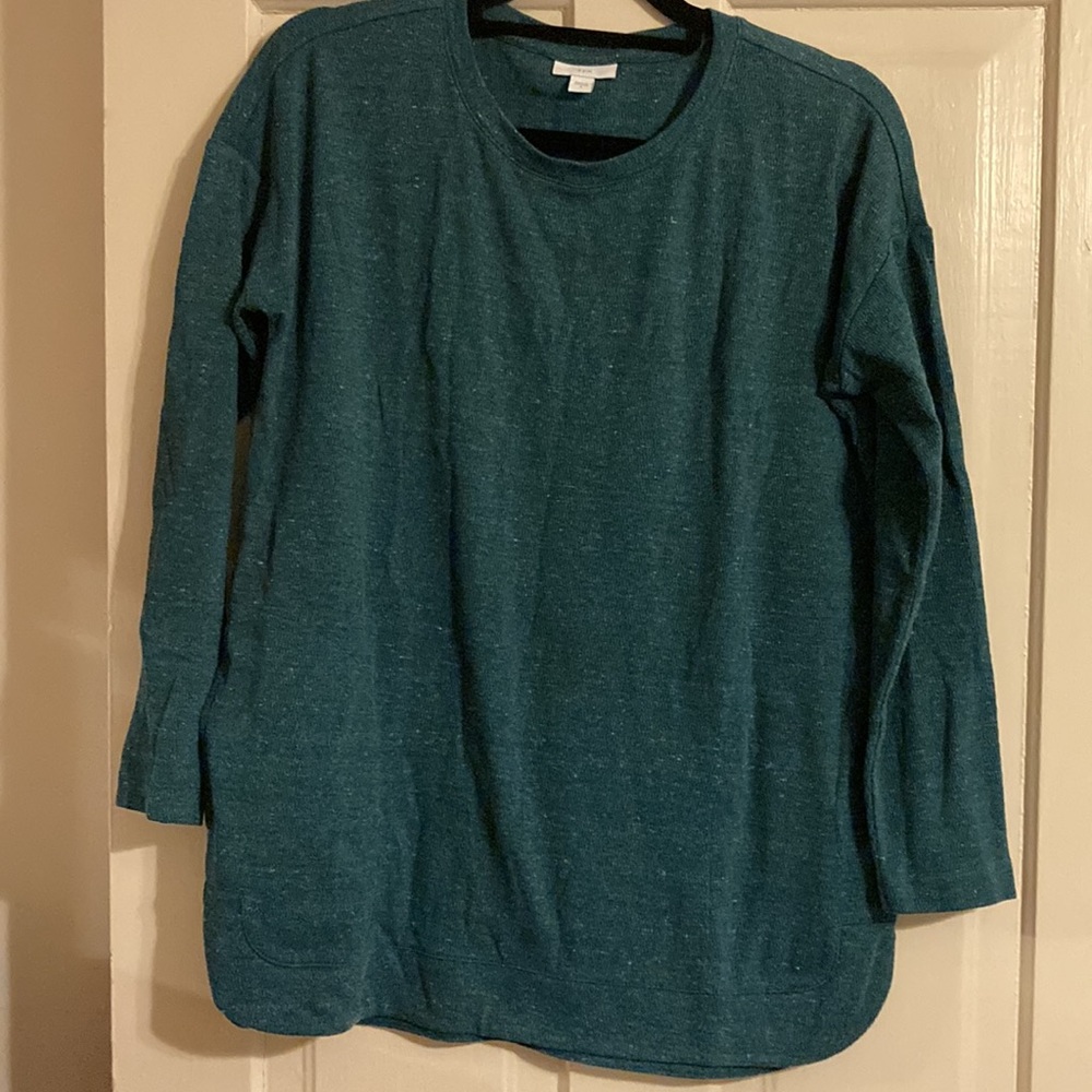 Teal tunic top